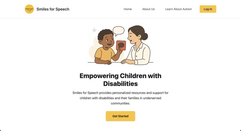 Smiles for Speech: Early Autism Detection Tool – screenshot 1