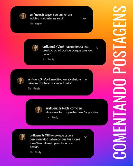 Unfluencer: Comentários que ninguém precisa  – screenshot 3