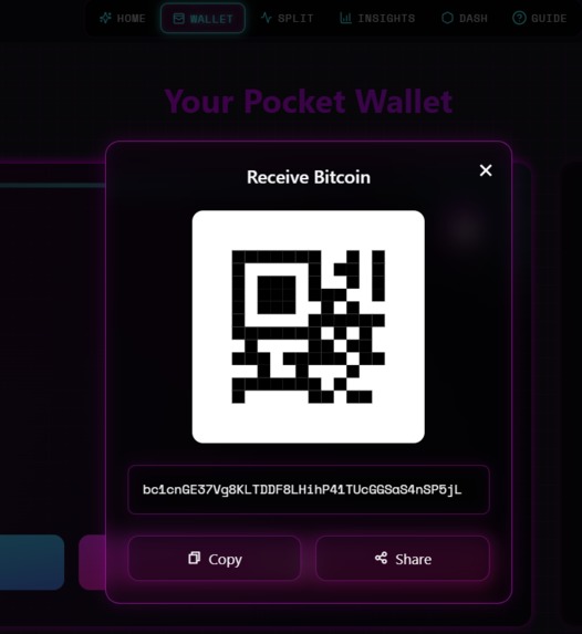 Sats Pocket – screenshot 2