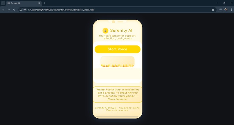 SerenityAI – screenshot 1