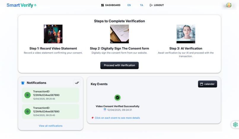 Smart Verify - A Secure Online Seller Verification Portal – screenshot 4