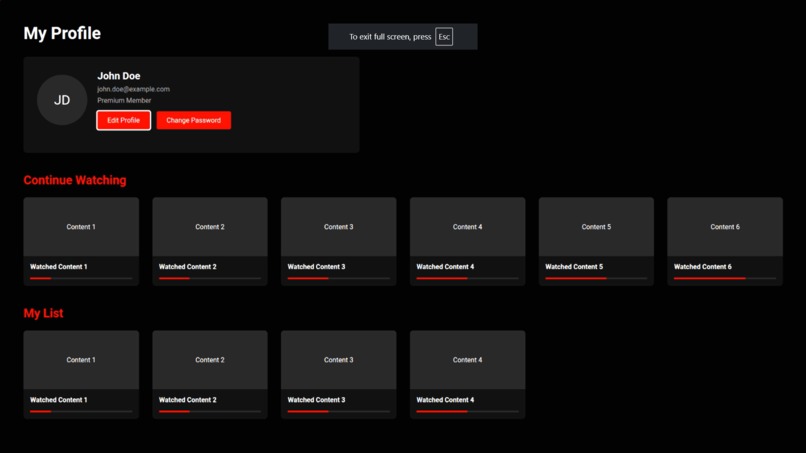 StreamVibe_Demo – screenshot 2