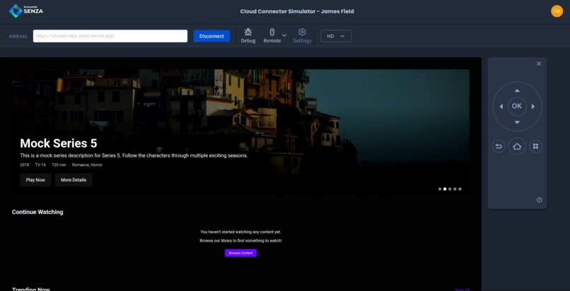 StreamVibe_Demo – screenshot 3