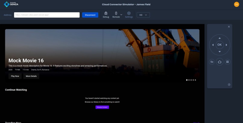 StreamVibe_Demo – screenshot 4