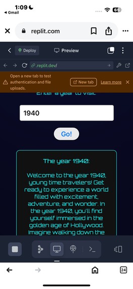 Time Travel Hackathon – screenshot 1