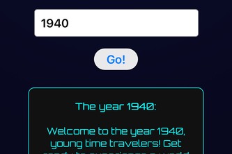 Time Travel Hackathon