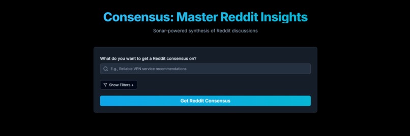 Consensus – screenshot 1