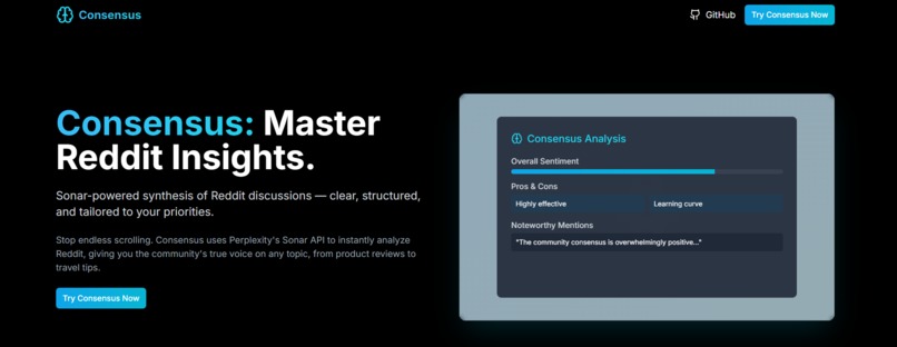 Consensus – screenshot 2