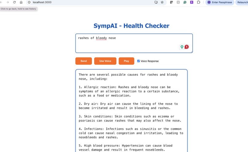 SympAI – screenshot 4