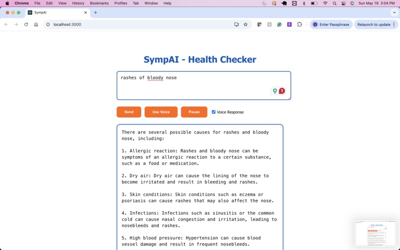 SympAI – screenshot 5