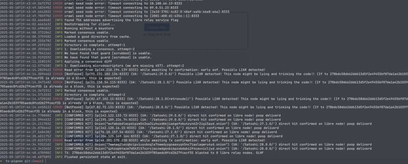 tx-pigeon – screenshot 2