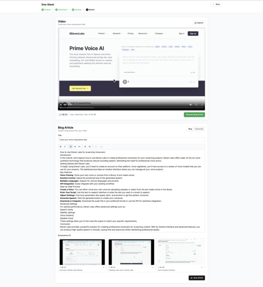 One-stack author – screenshot 4