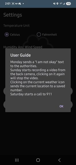 Weather Report – screenshot 2