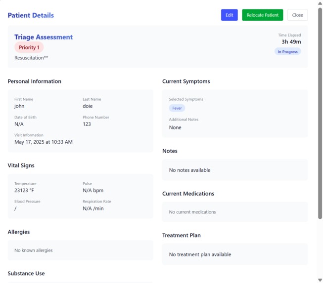 TriageAI – screenshot 2