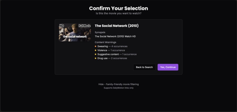 Hide – screenshot 2