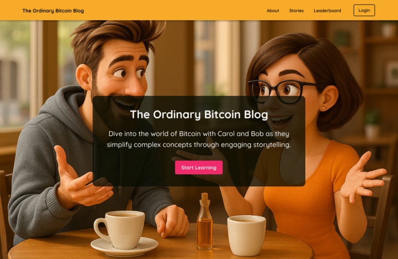 TheOrdinaryBitcoinBlog – screenshot 1