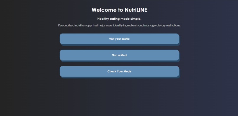 NutriLINE – screenshot 1