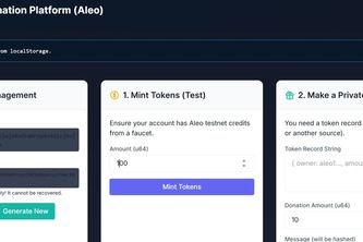 Private Donation Platform