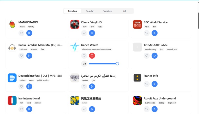 Stream World Radio – screenshot 1