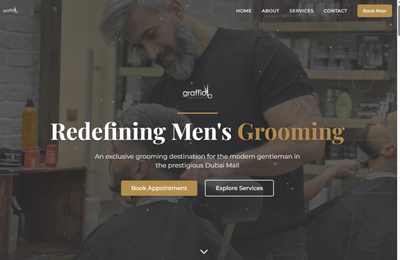Graffio Salon – Redefining Men's Grooming – screenshot 1