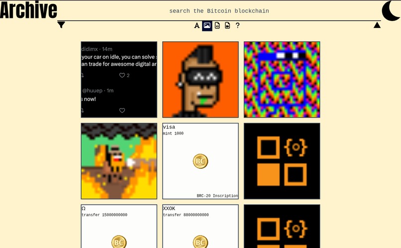 Ordinals Archive – screenshot 7