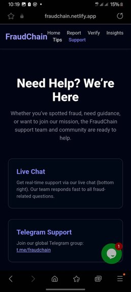 Fraudchain – screenshot 1
