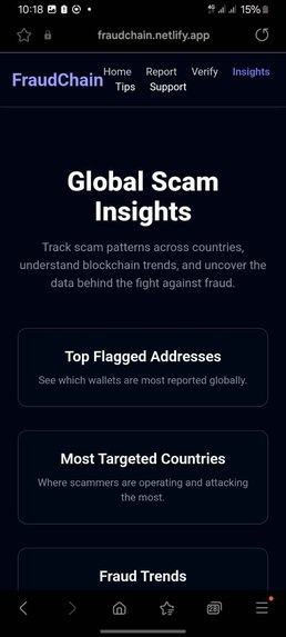 Fraudchain – screenshot 2