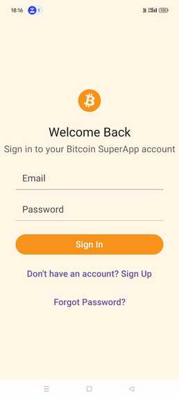 Bitcoin-SuperApp – screenshot 1