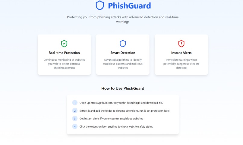 PhishGuard – screenshot 1