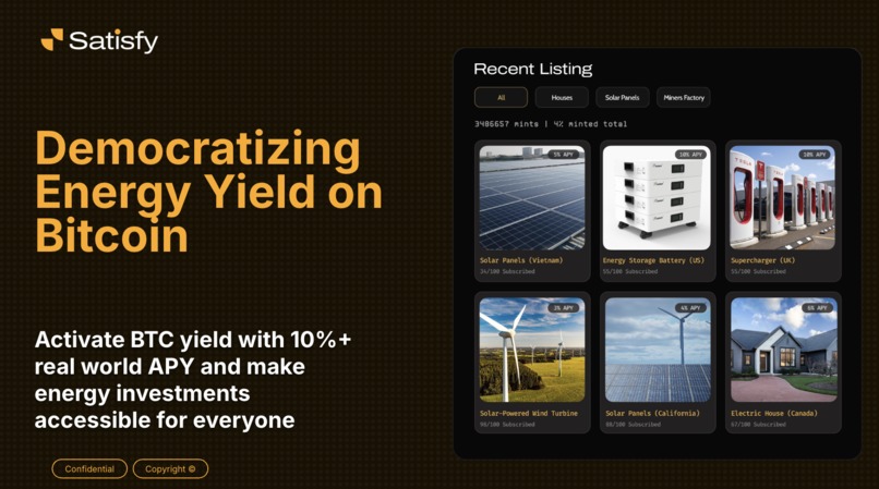 Satisfy - Green RWA on BTC – screenshot 1