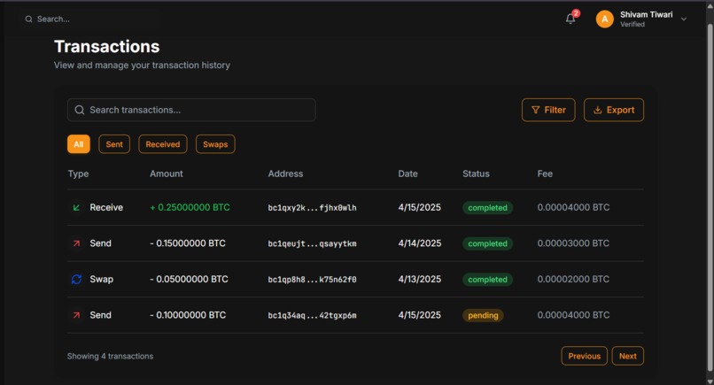 BitCoin-Hub – screenshot 2