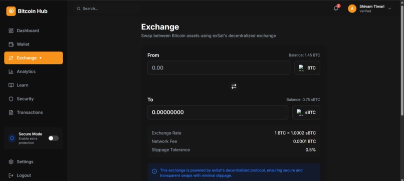 BitCoin-Hub – screenshot 4