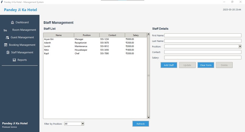 Hotel Management System – screenshot 4