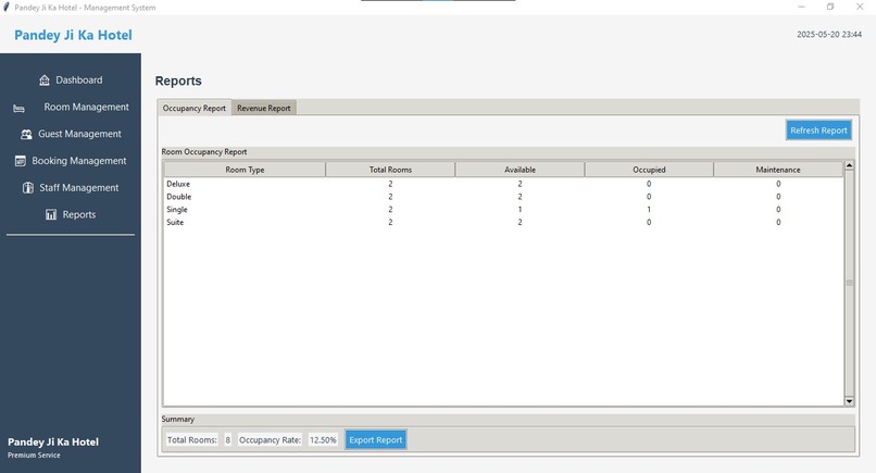 Hotel Management System – screenshot 5