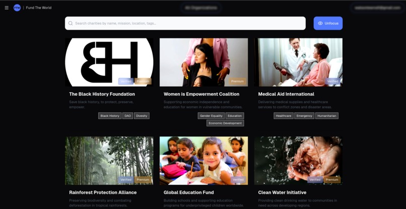 Fund The World, with The Black History Foundation. – screenshot 4