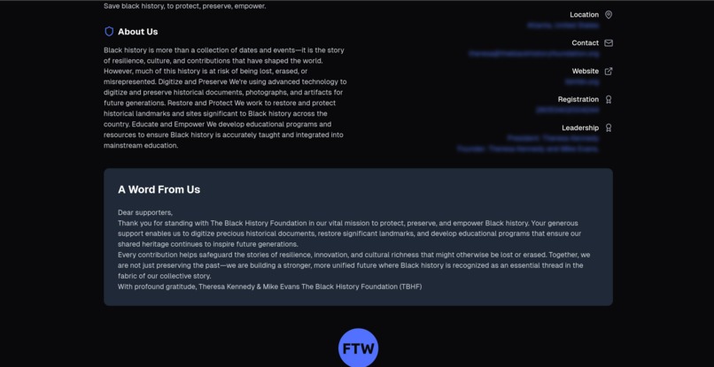 Fund The World, with The Black History Foundation. – screenshot 9