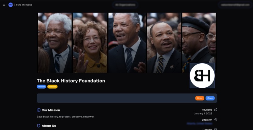 Fund The World, with The Black History Foundation. – screenshot 8