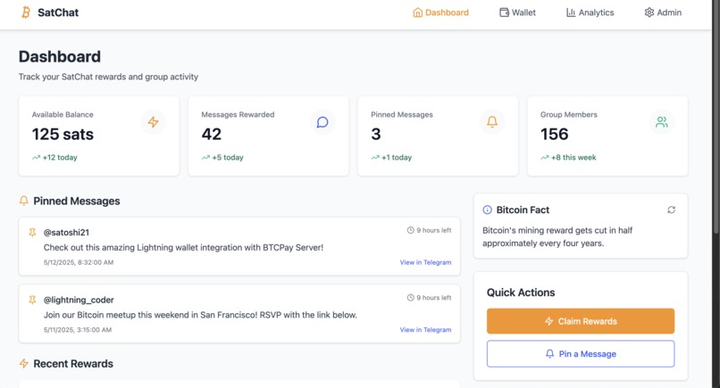SatChat – screenshot 3