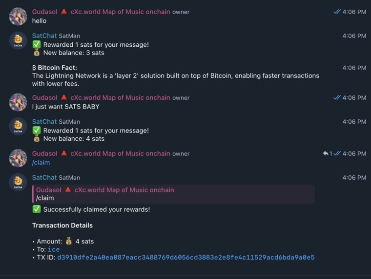 SatChat – screenshot 9