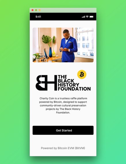 Bitcoin Charity Token Raffle  – screenshot 2