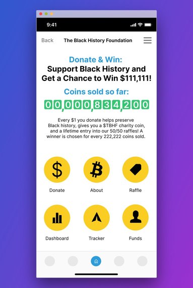 Bitcoin Charity Token Raffle  – screenshot 3