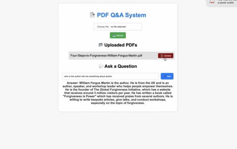 AI-Powered RAG System – screenshot 4