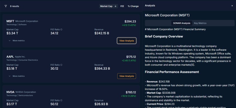 FinQuery AI – screenshot 2