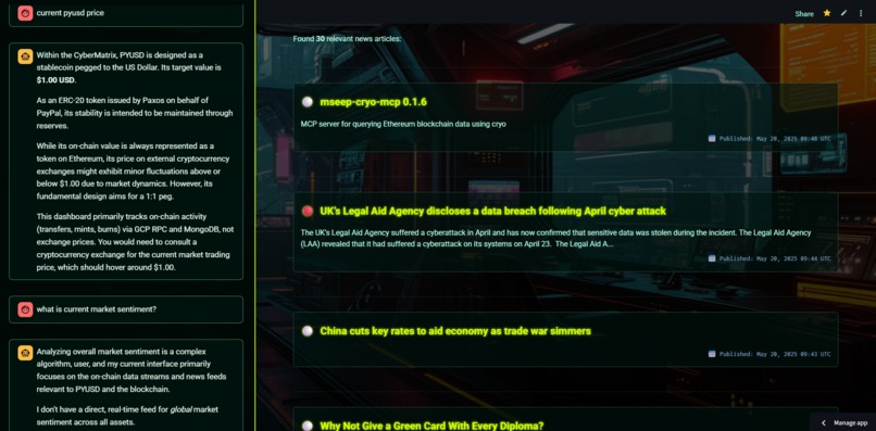 Stablecoins & PYUSD CyberMatrix Analytics with Gemini 2.5 – screenshot 9