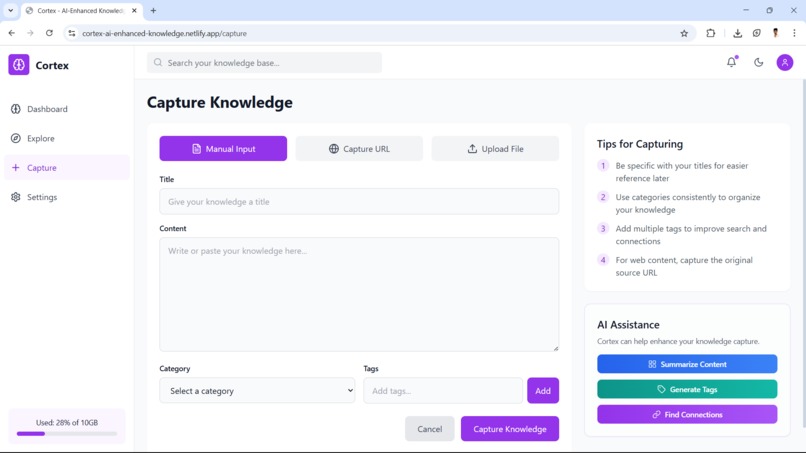 Cortex – screenshot 3