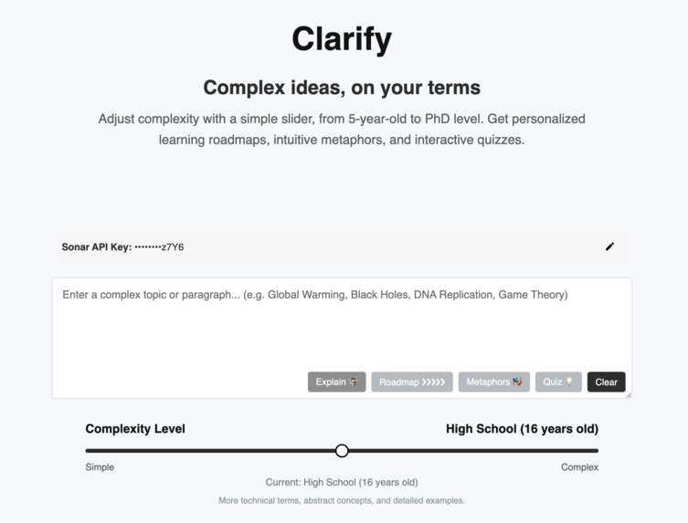Clarify – screenshot 1
