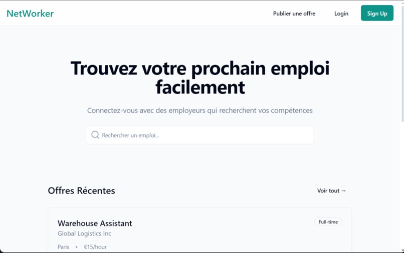 networker – screenshot 1