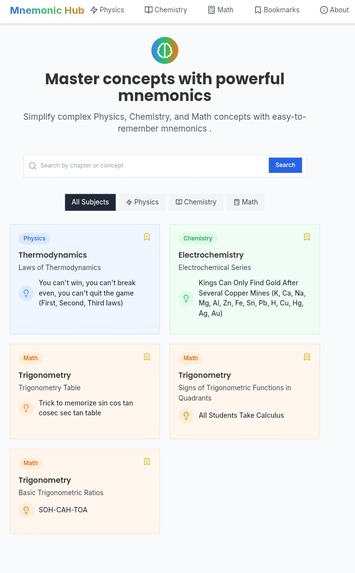 Mnemonic-hub – screenshot 1