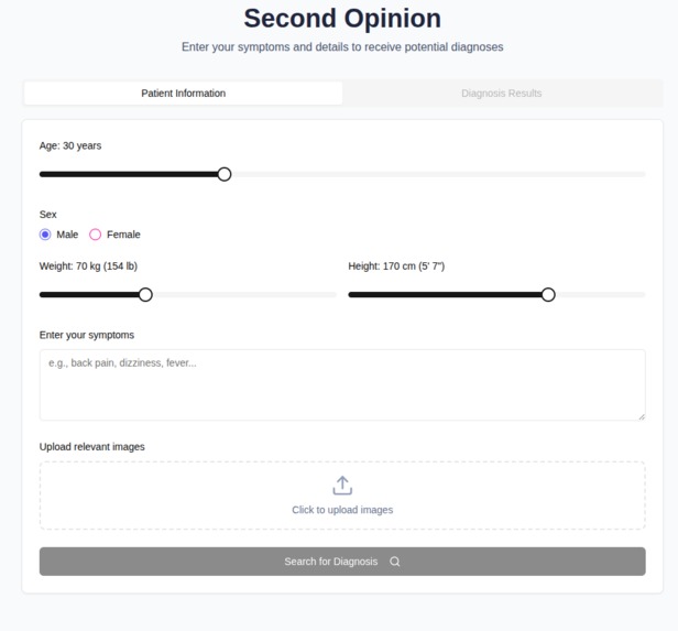 Second Opinion – screenshot 1