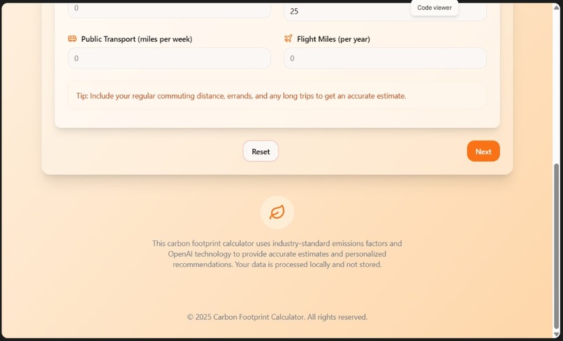 Vibe code prompt  – screenshot 3